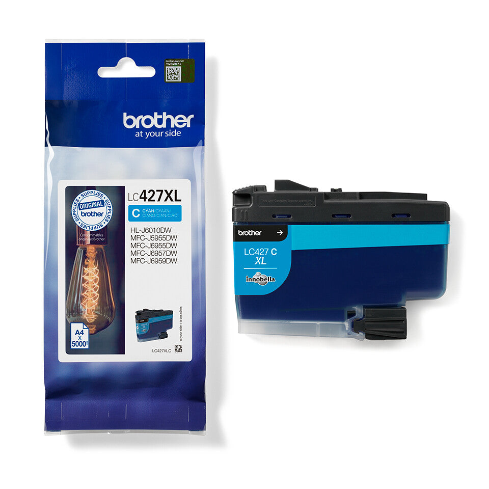 Brother LC427XLC bläckpatroner 1 styck Original Cyan