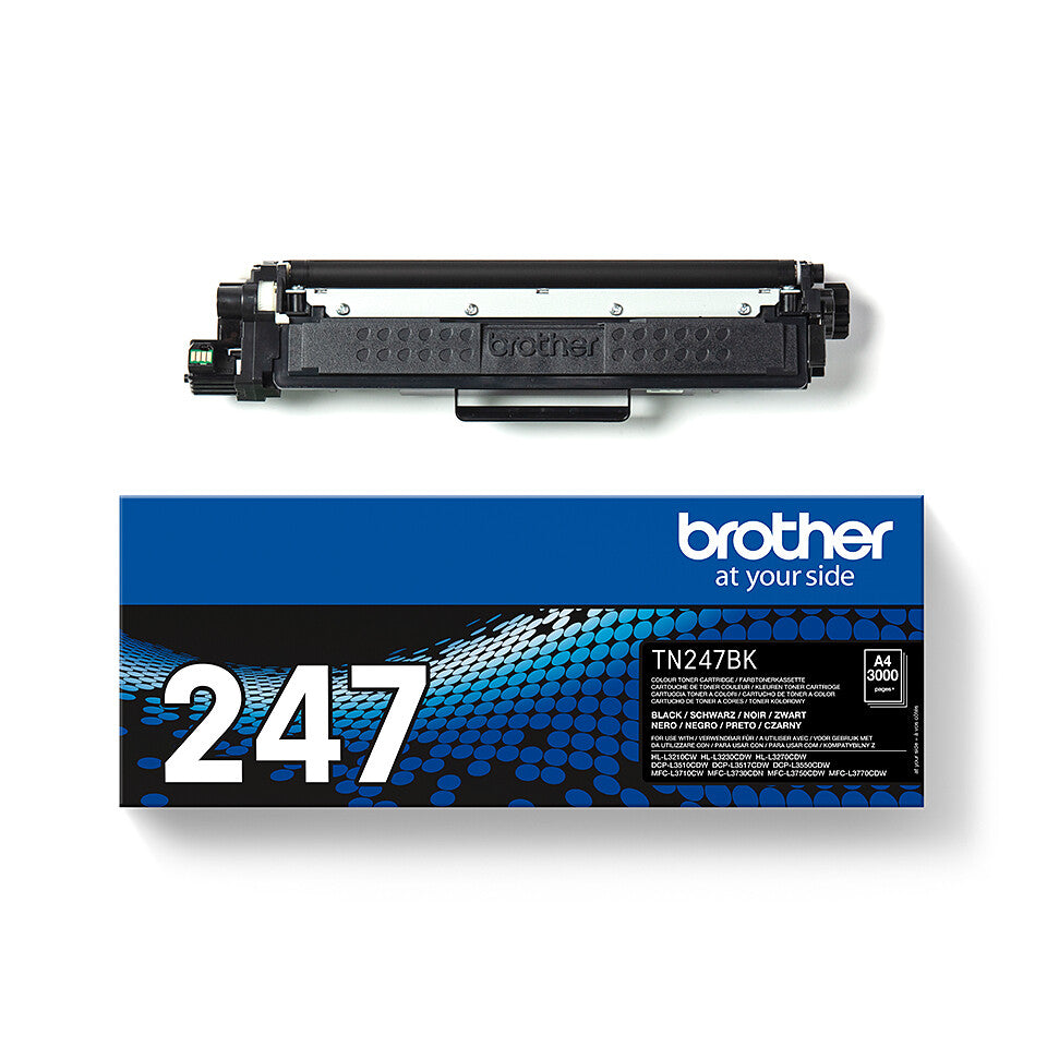 Brother TN-247BK Tonerkassett 1 styck Original Svart
