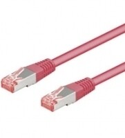 Goobay CAT 6-100 SSTP PIMF 1.0m nätverkskablar Magenta 1 m