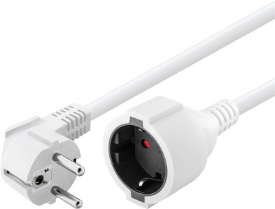 Goobay 93089 strömkablar Vit 10 m Strömkontakt typ F