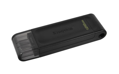 Kingston Technology DataTraveler 70 USB-sticka 128 GB USB Type-C 3.2 Gen 1 (3.1 Gen 1) Svart