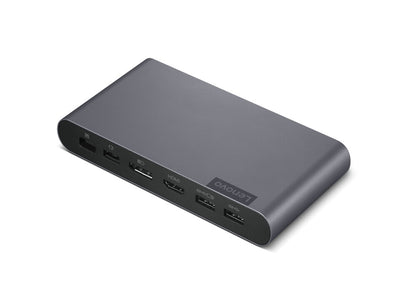 Lenovo 40B30090EU dockningsstationer för bärbara datorer 2 x USB 3.2 Gen 2 (3.1 Gen 2) Type-C Grå