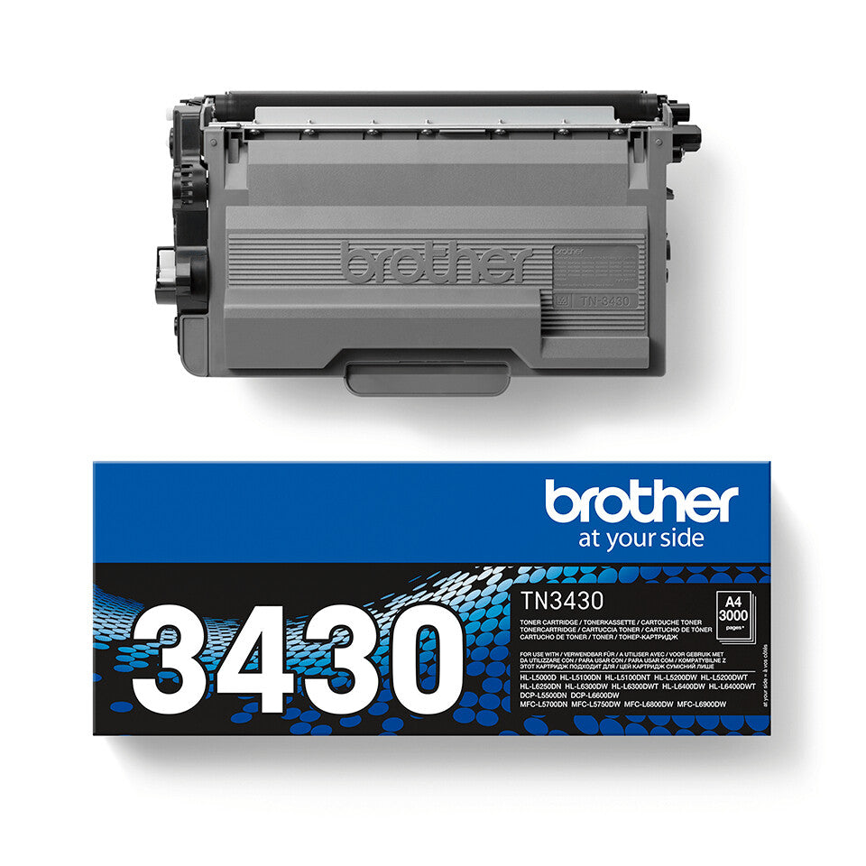 Brother TN-3430 Tonerkassett 1 styck Original Svart