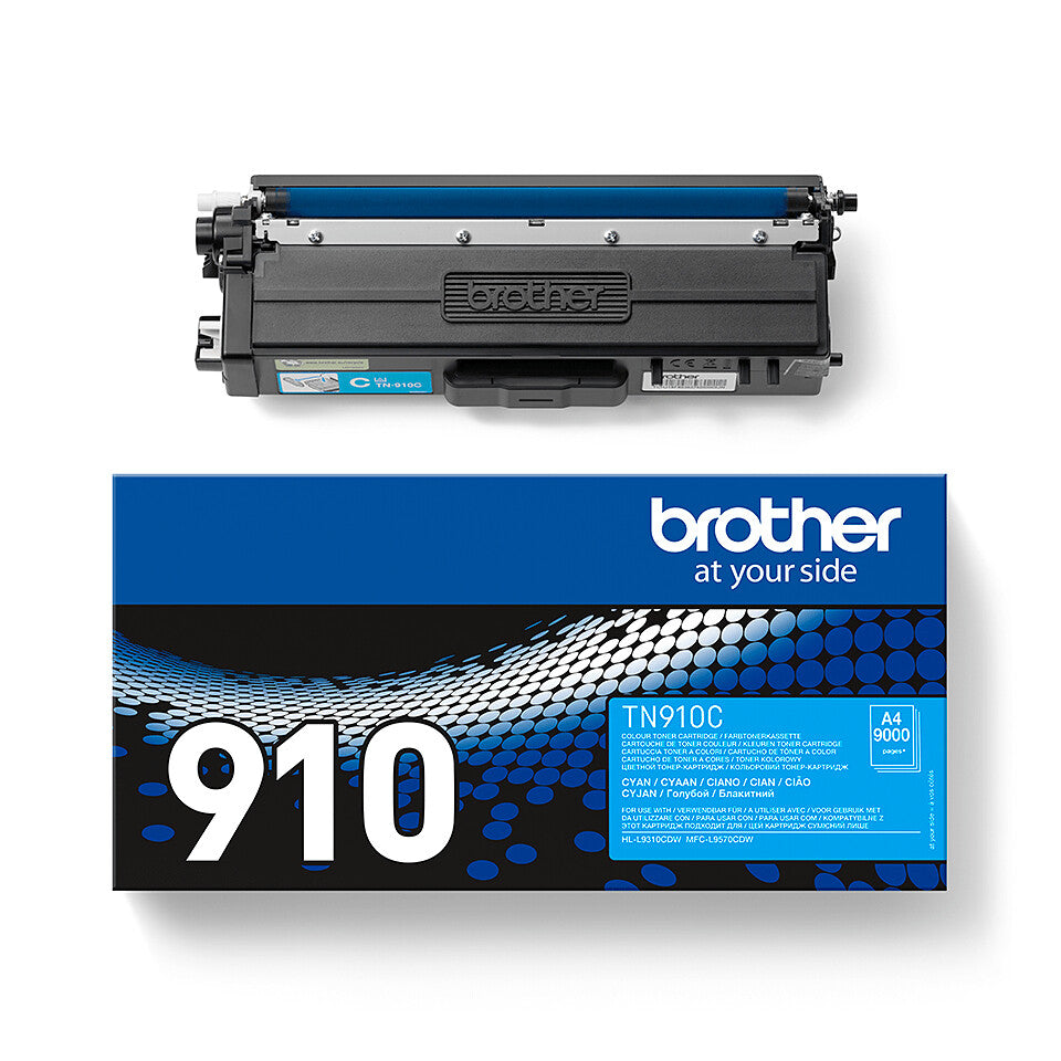 Brother TN-910C Tonerkassett 1 styck Original Cyan