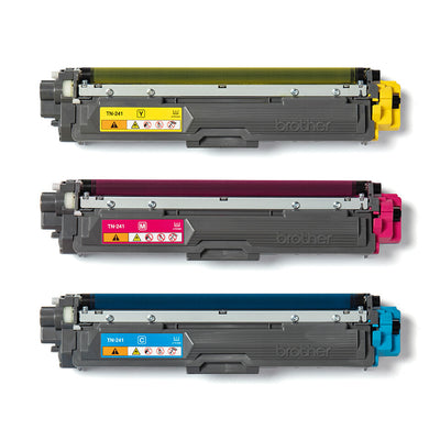 Brother TN-241CMY Tonerkassett 3 styck Original Cyan, Magenta, Gul