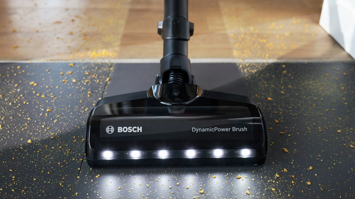 Bosch BCS711XXL upprättstående dammsugare och elektrisk sopborste Skaftdammsugare Batteri Torr Utan påse 0,3 l Vit 3 Ah