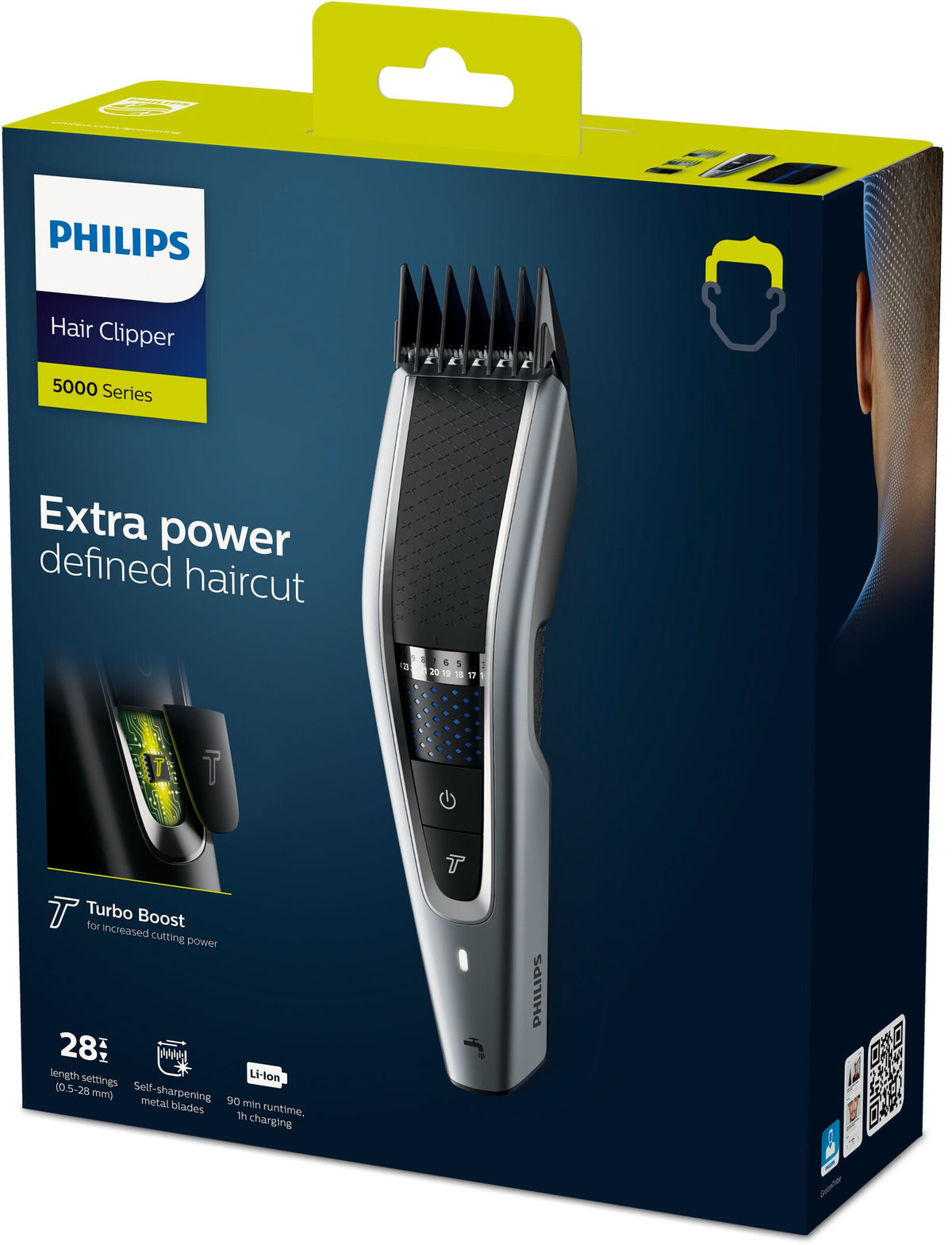 Philips 5000 series Hairclipper series 5000 HC5630/15 Tvättbar hårklippare