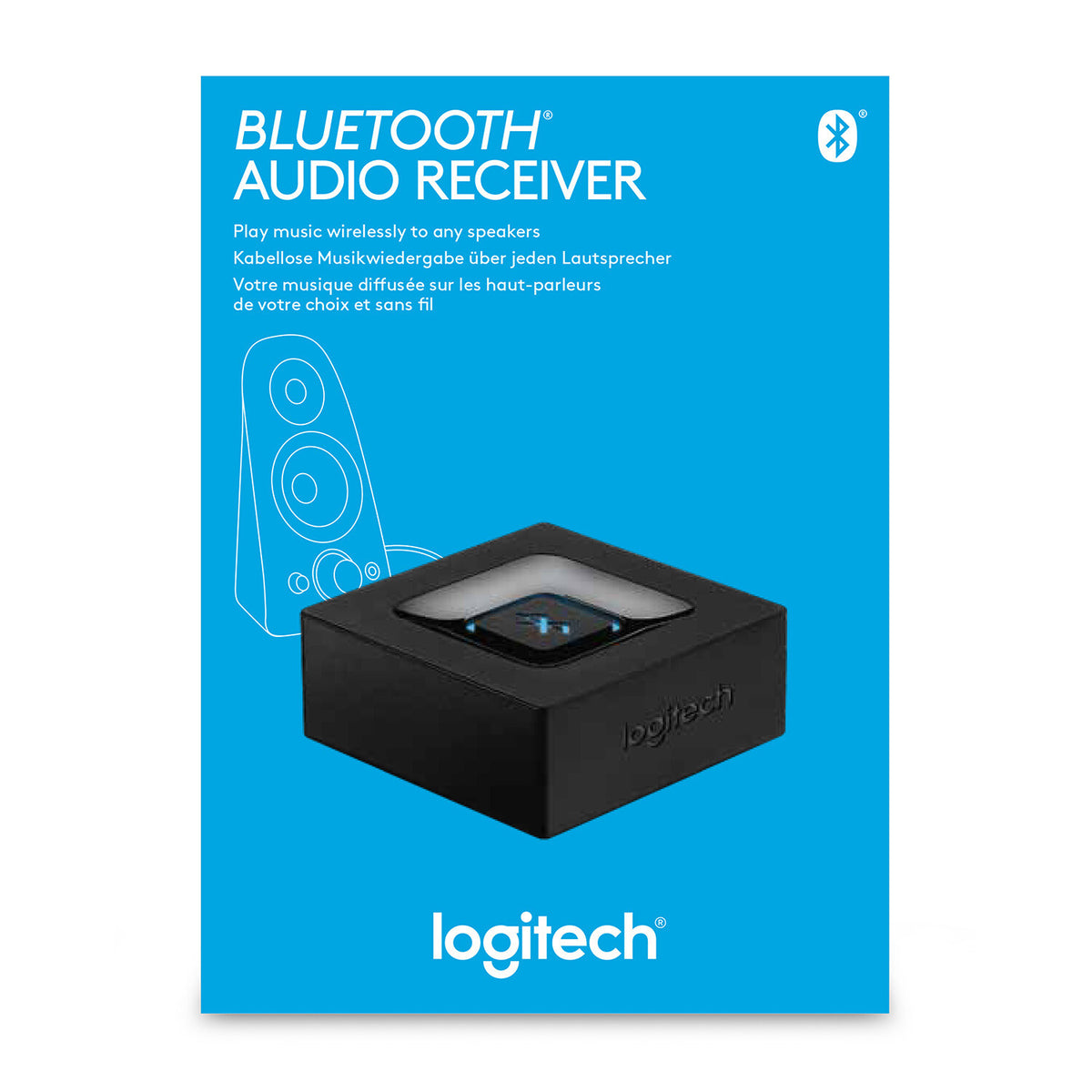 Logitech Bluetooth Audio Receiver 15 m Svart
