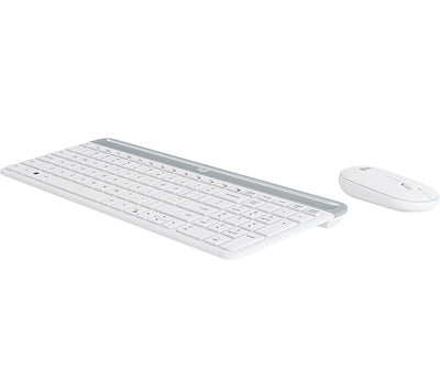 Logitech 920-009201 tangentbord Mus inkluderad Universal RF Trådlös QWERTY Nordic Vit