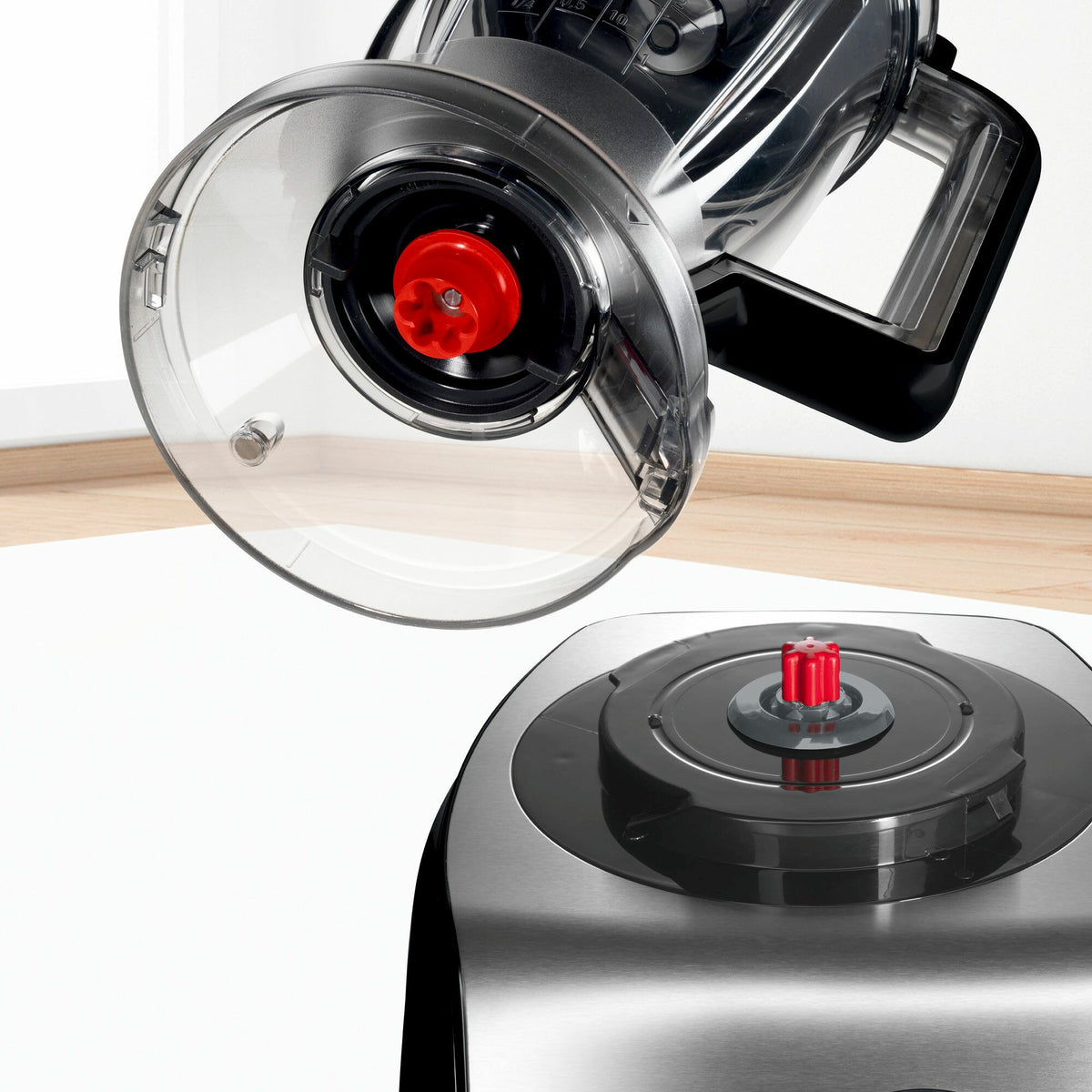 Bosch MC812M844 matberedare 1250 W 3,9 l Svart, Rostfritt stål