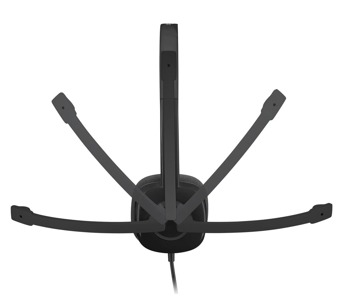 Logitech 981-000589 hörlur och headset Kabel Huvudband Kontor/callcenter Svart