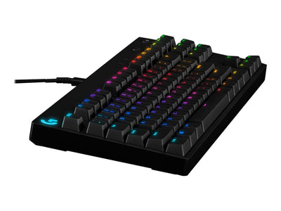 Logitech G Pro Mechanical Gaming Keyboard – GX Blue Clicky, RGB, Pan Nordic, Kompakt TKL, USB (Svart)