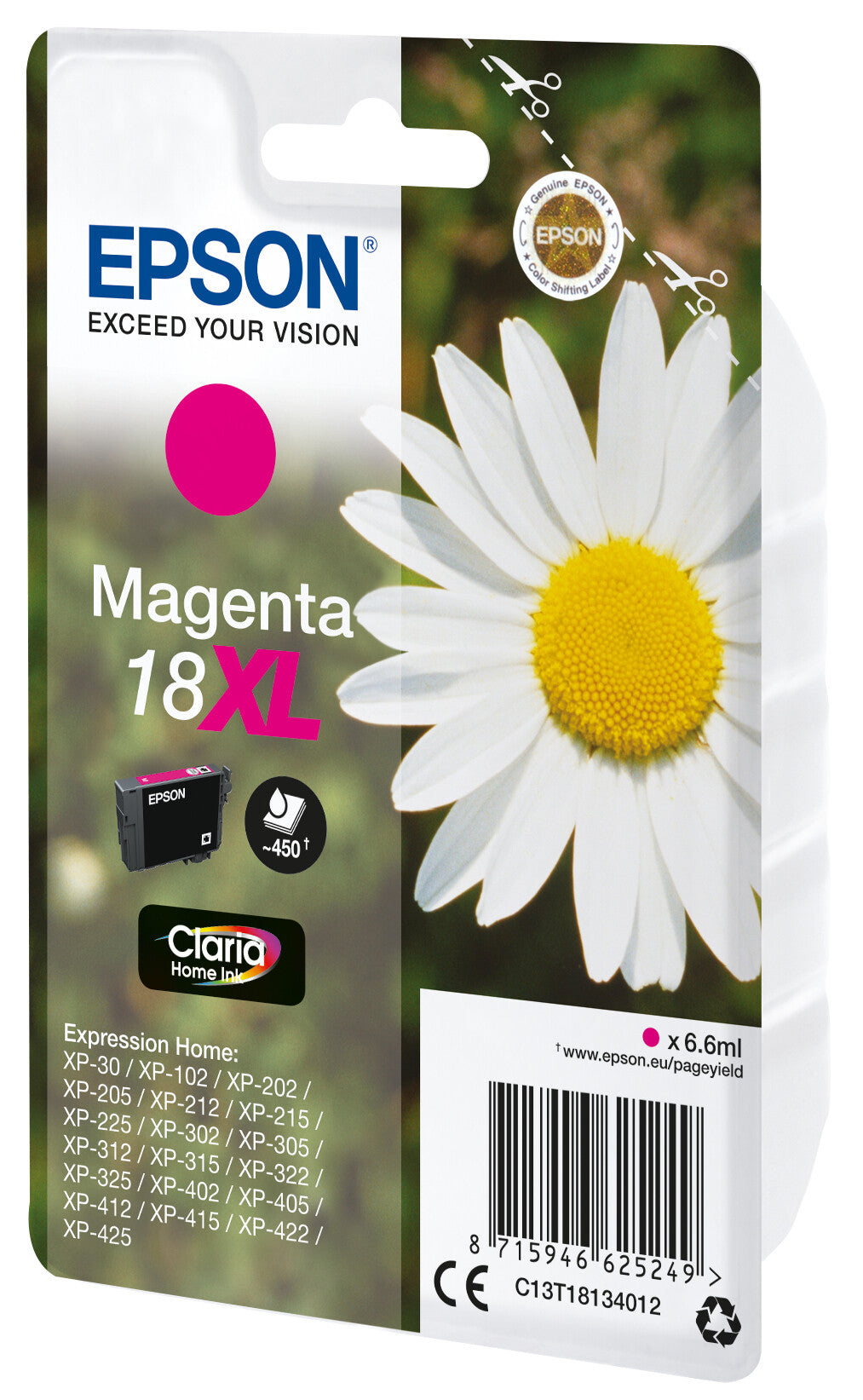 Epson Daisy Enpack magenta 18XL Claria Home-bläck