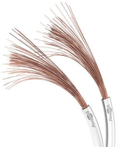 Goobay 15112 ljudkabel 10 m Vit
