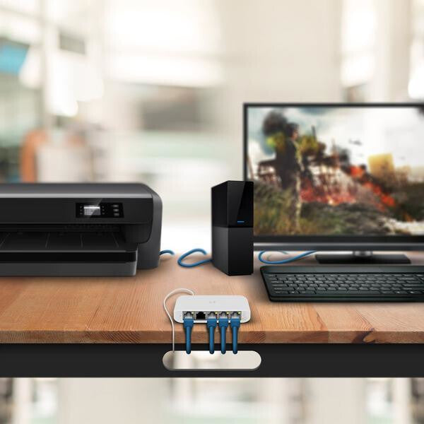 Ubiquiti UniFi USW Flex Mini hanterad Gigabit Ethernet (10/100/1000) Strömförsörjning via Ethernet (PoE) stöd Vit