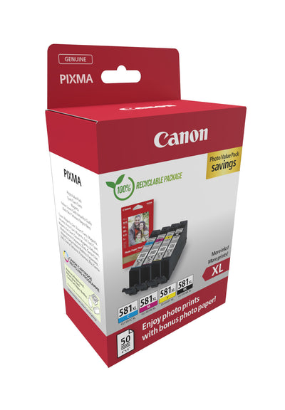 Canon 2052C006 bläckpatroner 4 styck Original Hög (XL) avkastning Svart, Cyan, Magenta, Gul