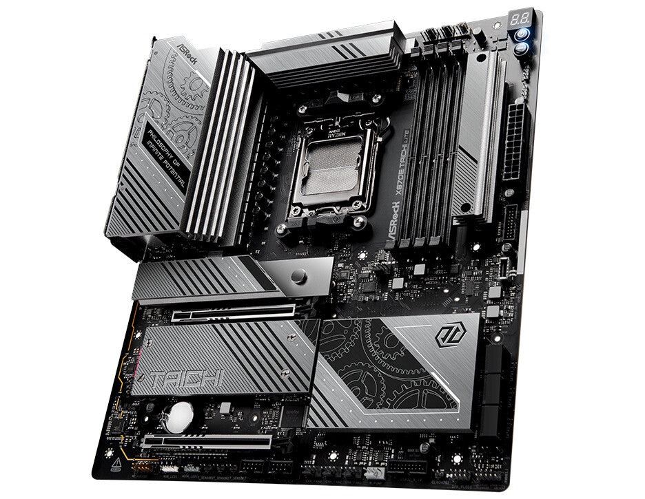 Asrock 90-MXBPA0-A0UAYZ moderkort AMD X870 AM5-sockel ATX