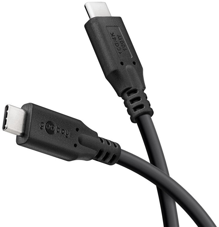 Goobay 74199 USB-kablar USB 3.2 Gen 1 (3.1 Gen 1) 0,5 m USB C Svart