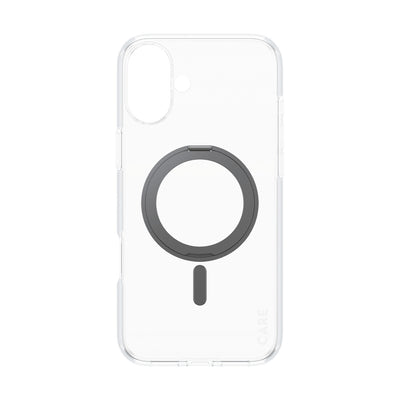 PanzerGlass CARE by PG BLK Kick/MagS iPhone16 6.7 mobiltelefonfodral Omslag Transparent
