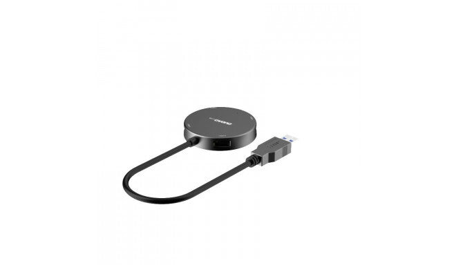 DUDAO 4in1 HUB USB splitter - 1x USB 3.2 Gen 1 / 3x USB 2.0 adapter with cable black (A15B) Kabel USB 3.2 Gen 1 (3.1 Gen 1) Type-A Grå