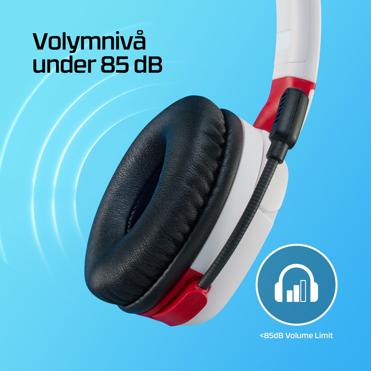 HyperX Cloud Mini - Wireless Gaming Headset (vitt)