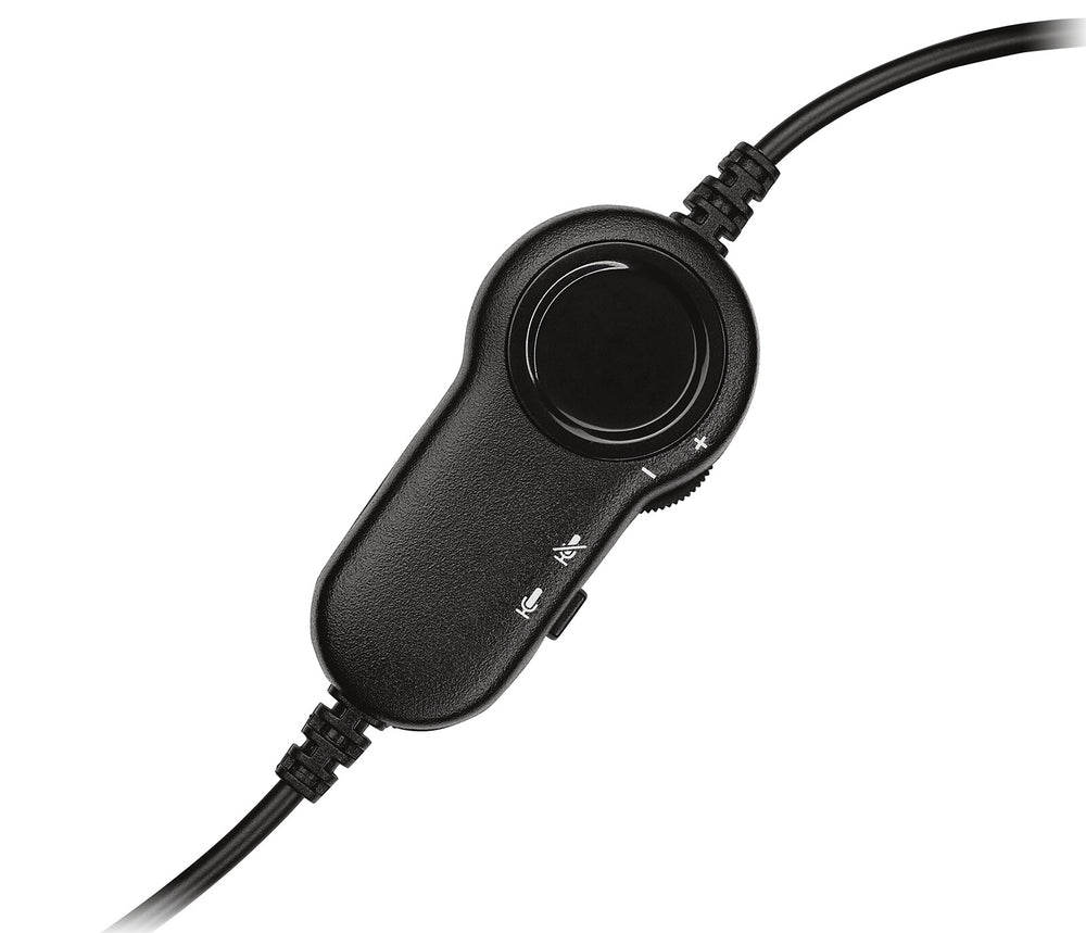 Logitech 981-000589 hörlur och headset Kabel Huvudband Kontor/callcenter Svart
