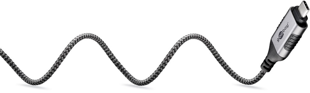 Goobay 74403 kabelomvandlare (hane/hona) USB 3.1 type A RJ45 Svart, Silver