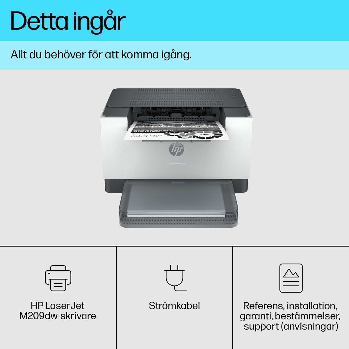HP LaserJet M209dw skrivare