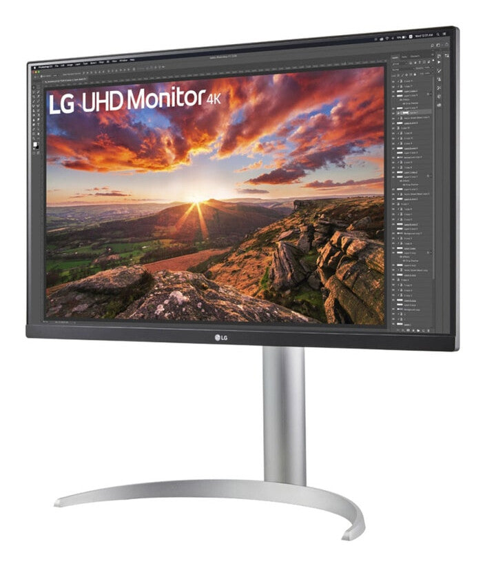 LG 27UP850K-W.AEU monitor platta pc-skärmar 68,6 cm (27") 3840 x 2160 pixlar 4K Ultra HD LED Svart