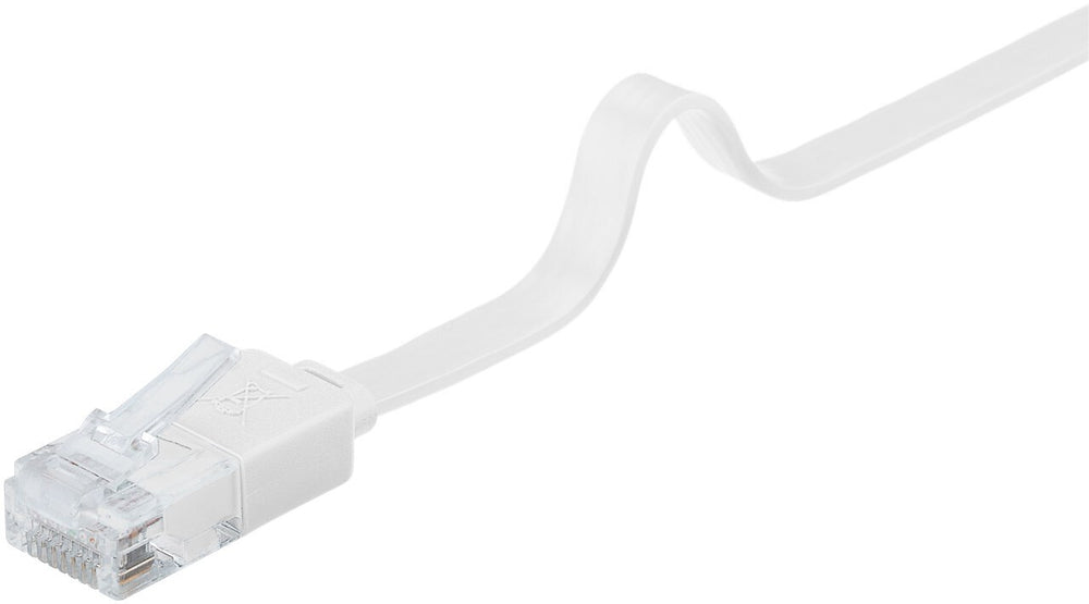 Goobay 93357 nätverkskablar Vit 0,5 m Cat5e U/UTP (UTP)