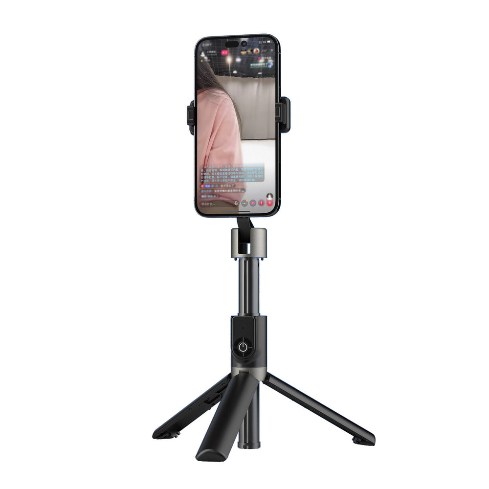 DUDAO F18 Selfie Stick Black Passiv hållare Mobiltelefon / smartphone Svart