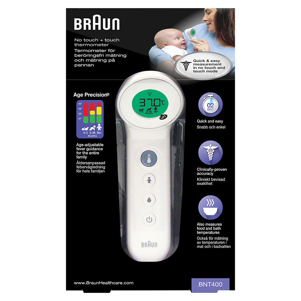 Braun BNT400 Fjärravkänning Vit Panna