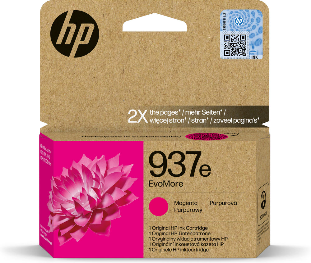 HP 937e EvoMore magenta originalbläckpatron