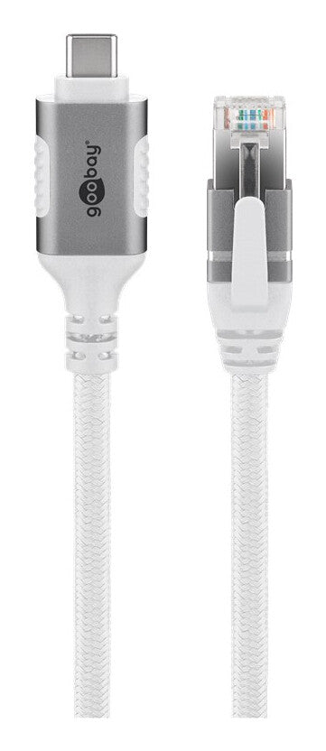 Goobay 74176 nätverkskablar Vit 2 m Cat6 F/UTP (FTP)