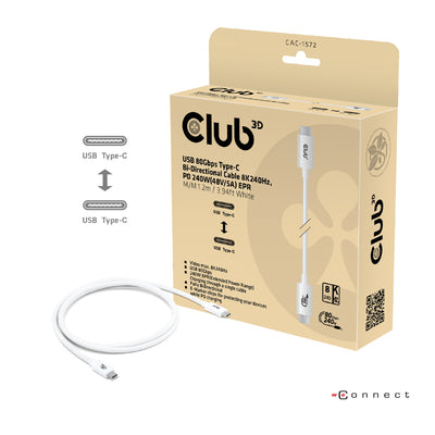 CLUB3D CAC-1572 USB-kablar