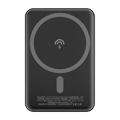 DUDAO wireless powerbank MagSafe 5000mAh black K14S Trådlös laddning Svart