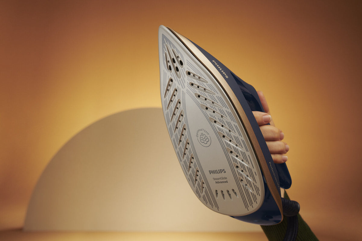 Philips PSG6066/20 ångstrykjärnsladdare 2400 W 1,8 l SteamGlide Advanced Blå, Guld