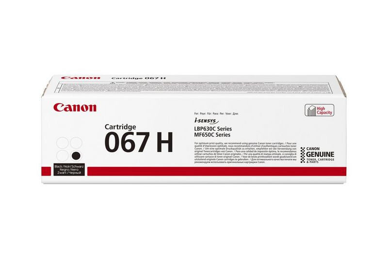 Canon 067H Tonerkassett 1 styck Original Svart