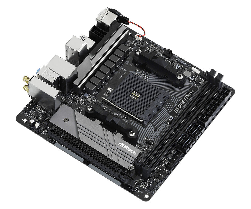 Asrock B550M-ITX/ac AMD B550 Uttag AM4 Mini-ITX