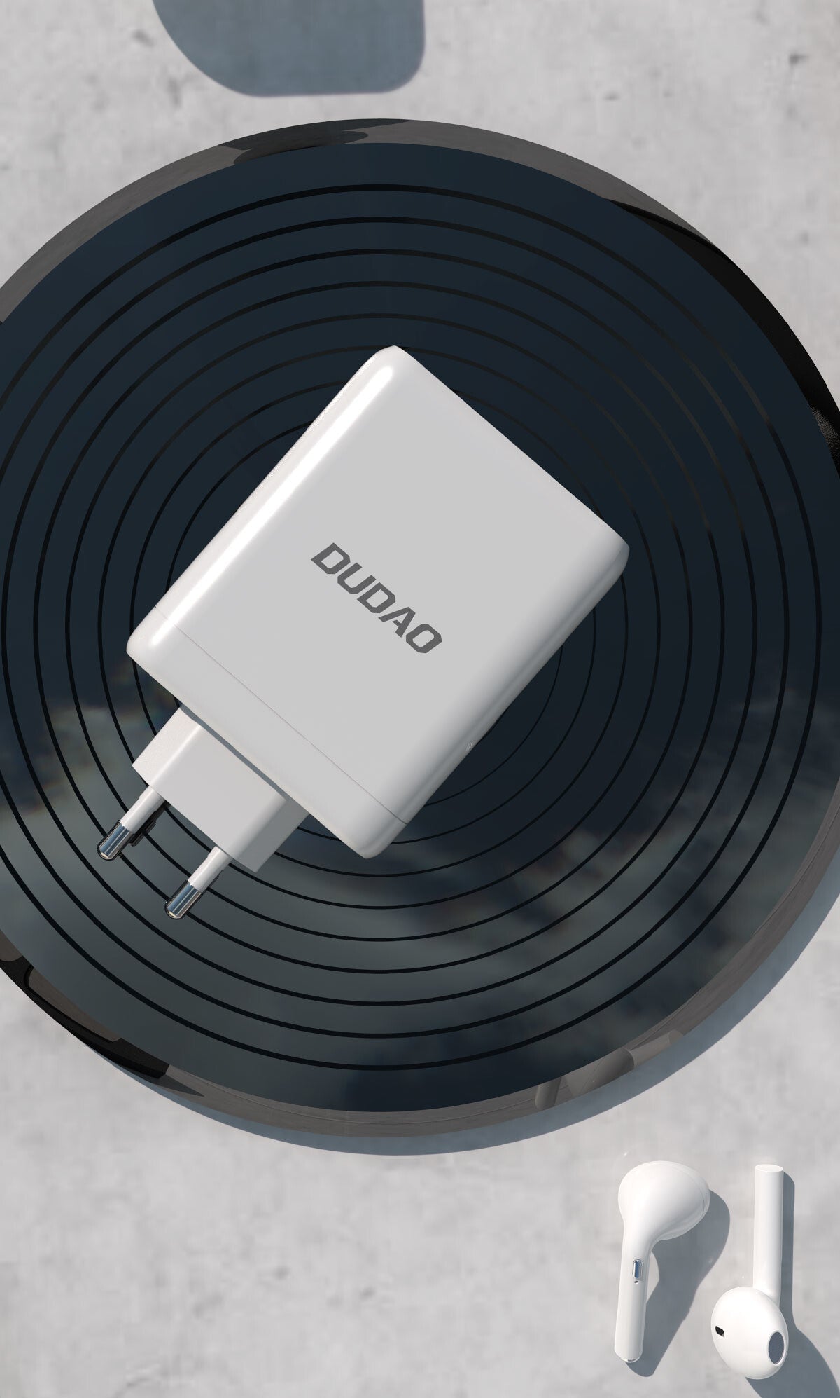 DUDAO A140 140W GaN Adapter Universal Vit AC Snabb laddning inomhus