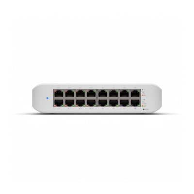 Ubiquiti UniFi Switch Lite 16 PoE L2 Gigabit Ethernet (10/100/1000) Strömförsörjning via Ethernet (PoE) stöd Vit