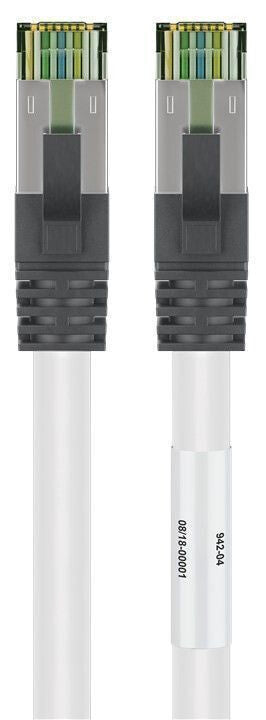 Goobay 55127 nätverkskablar Vit 5 m Cat8.1 S/FTP (S-STP)