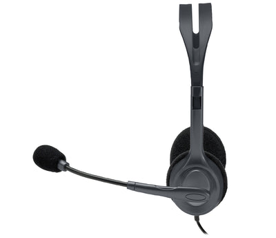 Logitech 981-000593 hörlur och headset Kabel Huvudband Kontor/callcenter Grå