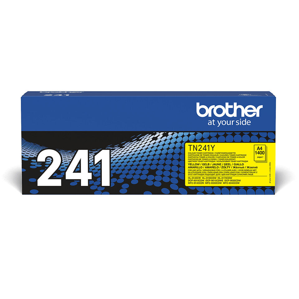 Brother TN-241Y Tonerkassett 1 styck Original Gul