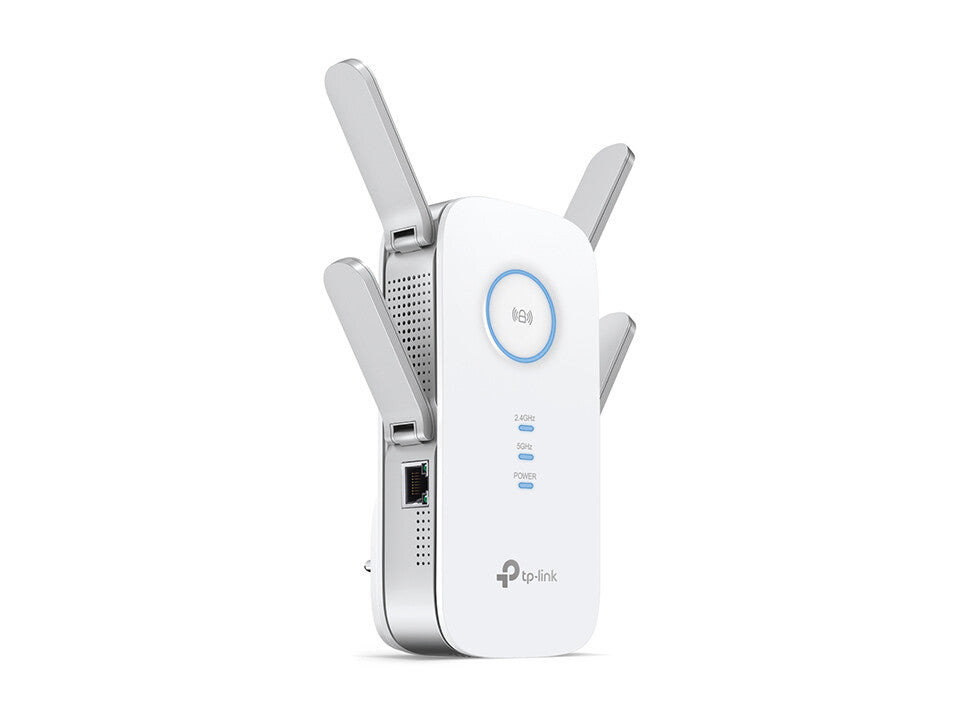 TP-Link RE650 nätverksförlängare Nätverkssändare Vit 10, 100, 1000 Mbit/s