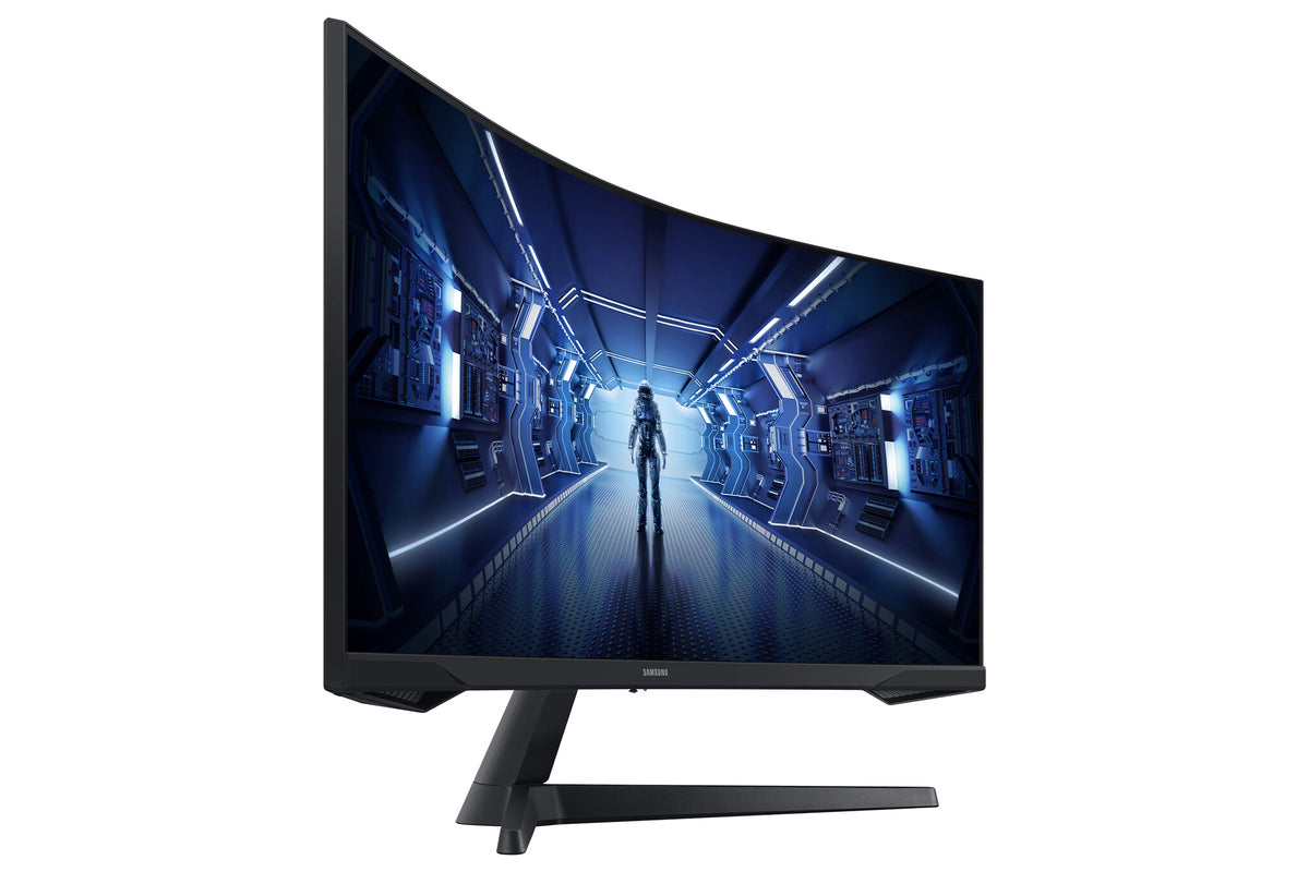 Samsung G55T platta pc-skärmar 86,4 cm (34") 3440 x 1440 pixlar UltraWide Quad HD LED Svart