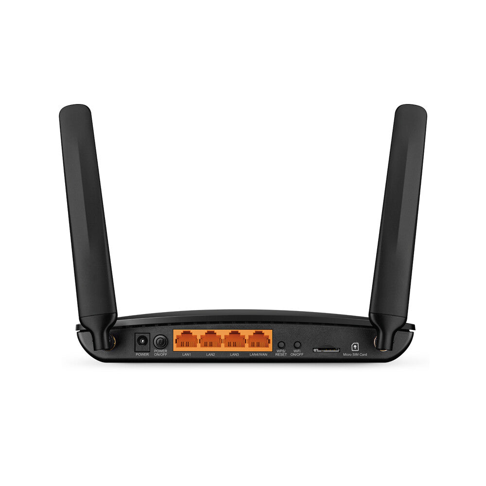 TP-Link TL-MR6400 trådlös router Snabb Ethernet Singel-band (2,4 GHz) 4G Svart