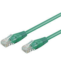 Goobay CAT 6-700 UTP Green 7m nätverkskablar Grön