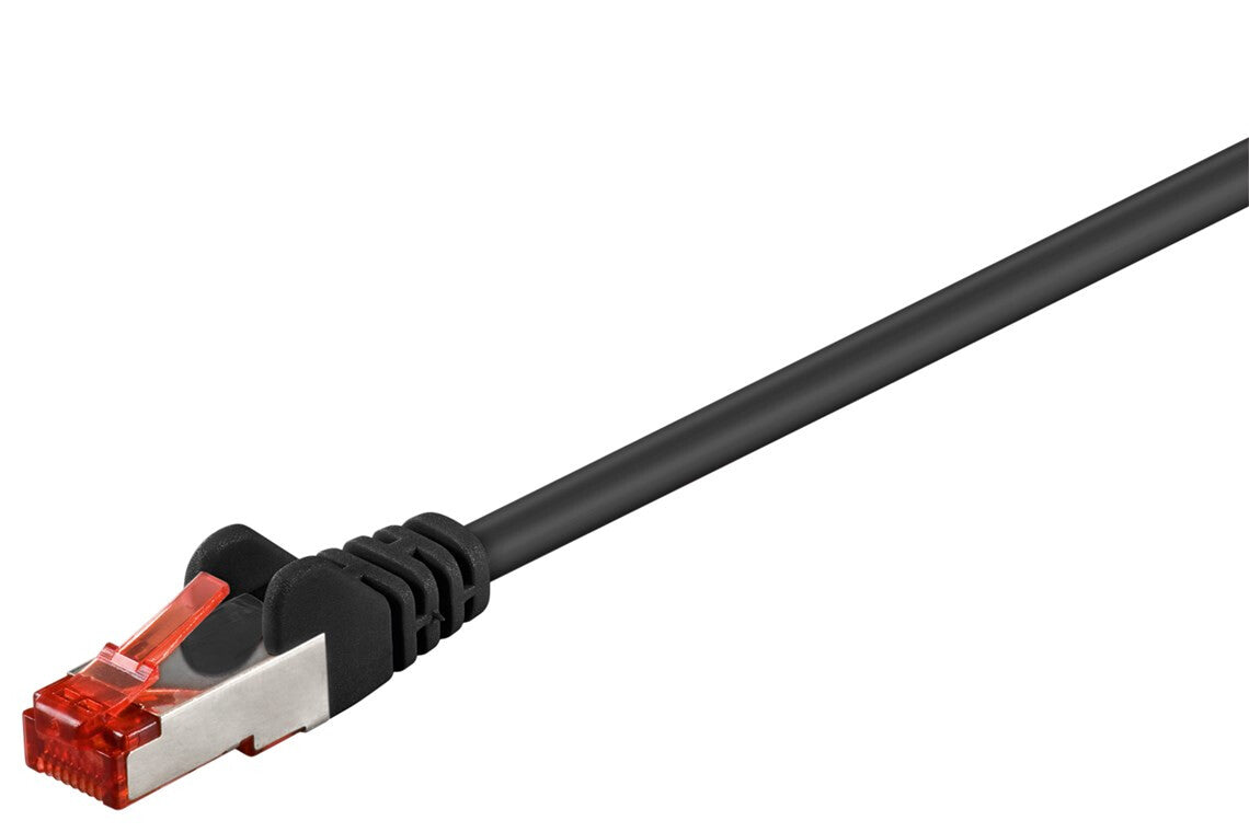 Goobay 95518 nätverkskablar Svart 5 m Cat6 S/FTP (S-STP)