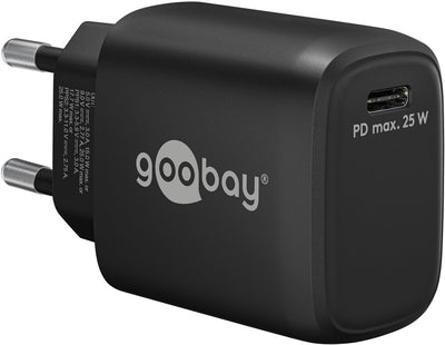Goobay 65367 mobilladdare Bärbar dator, Smartphone, Surfplatta Svart AC inomhus